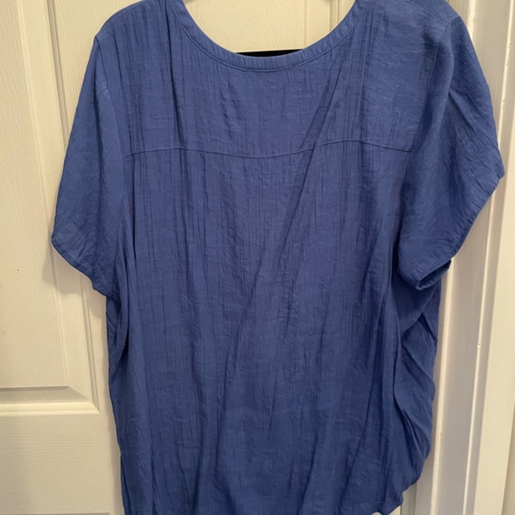 Women’s size 3x pheasant blouse in Royal/Sky blue - Picture 3 of 3